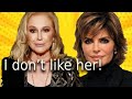 Kathy Hilton Lisa Rinna RHOBH feud reaching feverish pitch. One has to go! They can't work together