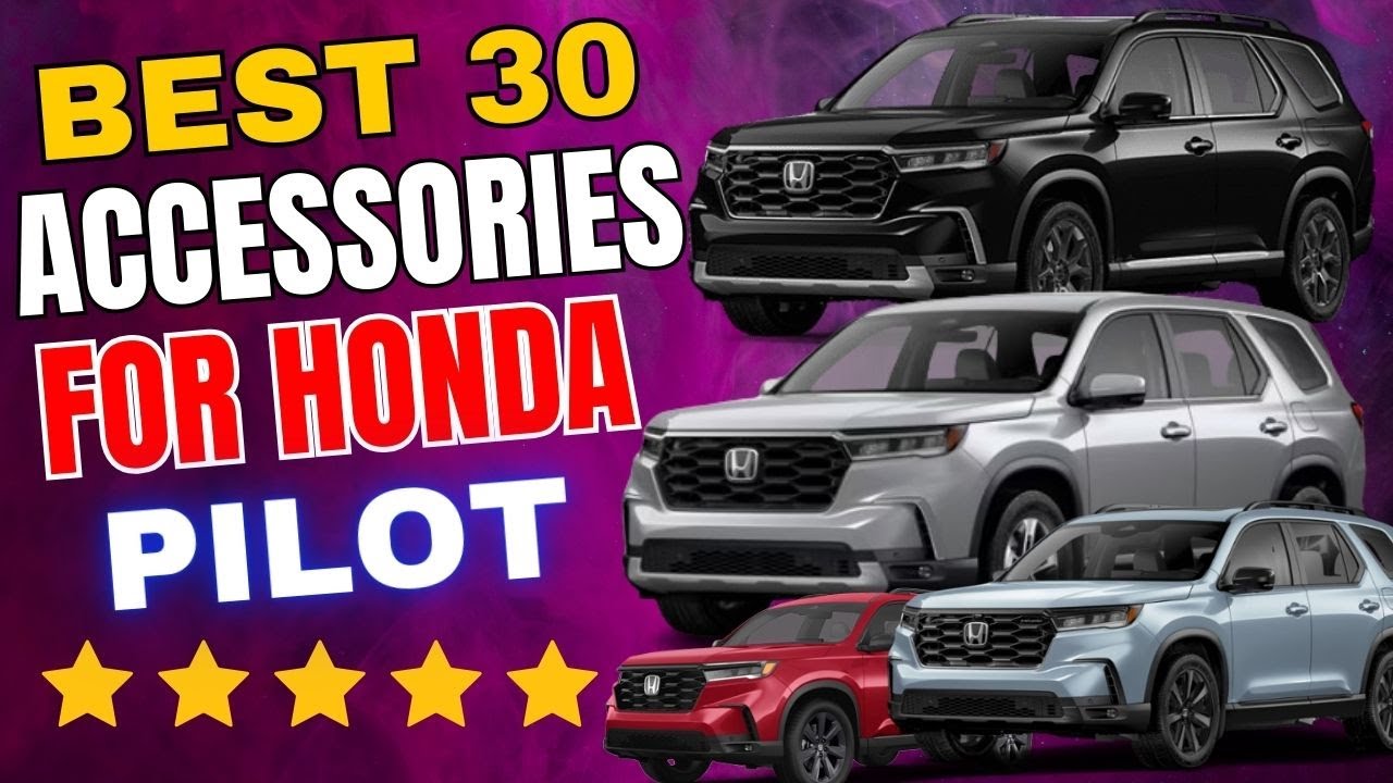 30 лучших аксессуаров для Honda Pilot: продуманное хранение вещей, уход за салоном и всесезонная ...