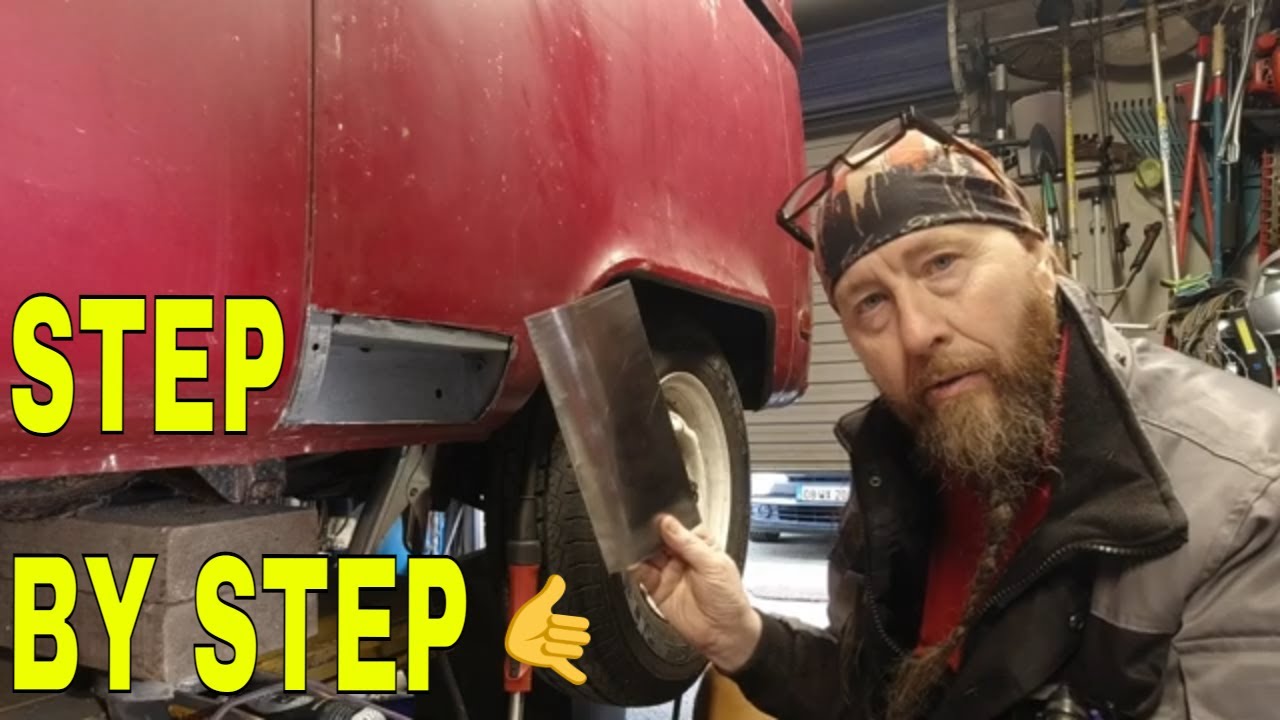 КАК ПРИВАРИТЬ ЭТУ ПАНЕЛЬ, РЕСТАВРАЦИЯ ЗАДНЕЙ ЧЕТВЕРТИ КЕМПЕРА VW T2, ПОВРЕЖДЕННАЯ РЖАВЧИНОЙ, ЧАСТЬ 2