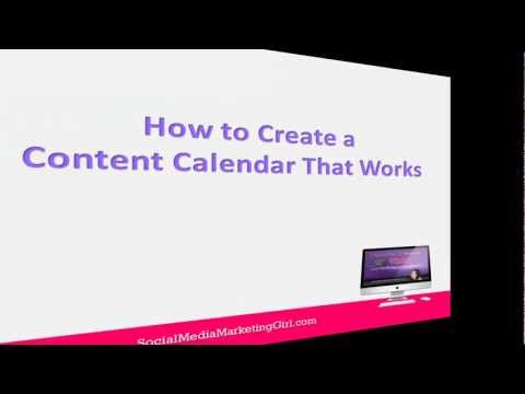 How to Create a Content Calendar That Works