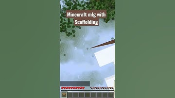 Minecraft mlg with Scaffolding #shorts #short #youtubeshorts #ytshorts #shortvideo #utsavdeepushorts