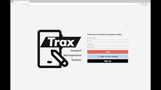 Trax Web Application: Quick Start