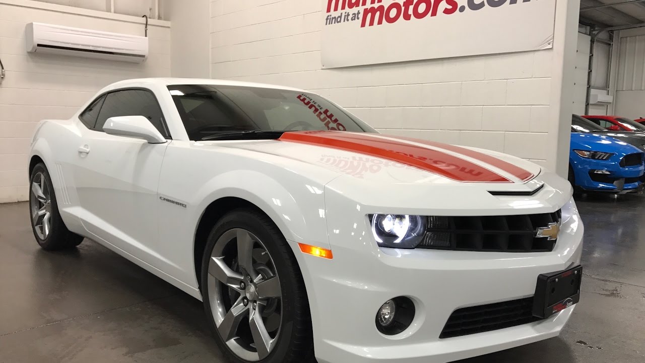 2011 Chevrolet Camaro Sold Sold Sold 2ss White And Inferno Orange 14872 Low Kms Munro Motors