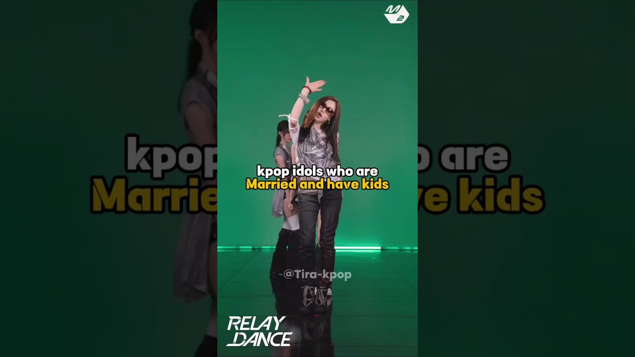 Kpop idols who are Married and have kids 