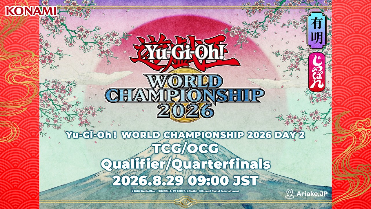 Livestream | Yu-Gi-Oh! WORLD CHAMPIONSHIP 2026 | TCG/OCG | Day 2