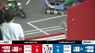 FTC 2025-2026 Lake Pepin League Week 0 - Match 5