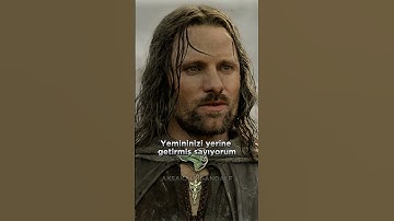 Aragorn, Ölüler Ordusunu serbest bırakıyor.