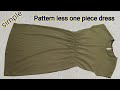 One piece dress cutting and stitching western dress cutting and stitching sewing and decor