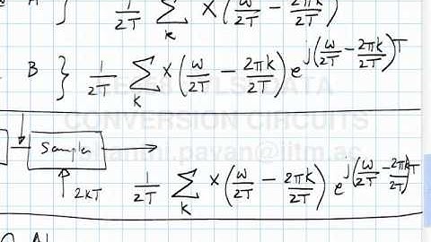 Lecture 3 - Time Interleaved Sampling, Analysis of a Ping-Pong Sampling system.
