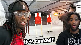 Kai Cenat Took Ray To A Shooting Range! | REACTION!!!