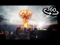360 vr  pov city gets nuked nuclear explosion simulation