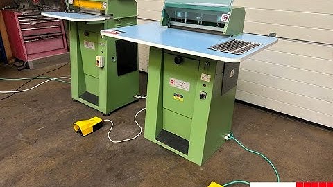 Calendar wire binding machine for sale - Rilecart P 500 and F 500 - Gab Supplies Ltd - 2000