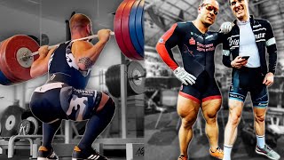 Can World&#39;s Strongest Cyclist Squat 480kg?