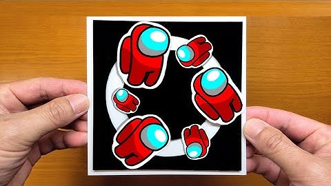 AMONG US Ejection Magic Card｜ARTS & PAPER CRAFTS tutorial