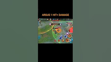 ARGUS 1 HIT + DAMAGE BRO #ARGUS #Shorts #MLBB