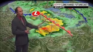 Isolated storms Tuesday night; severe weather possible late Wednesday