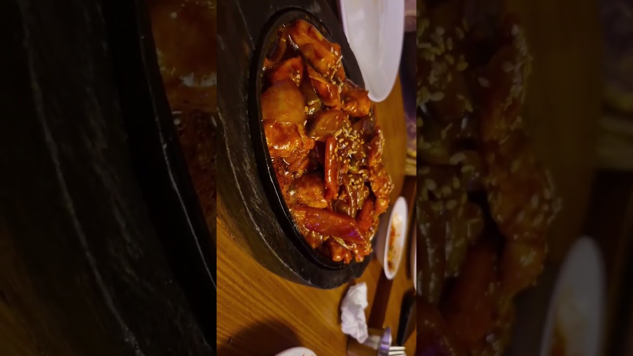 jeyuk dosirak, chicken bokkeum fry, spicy tteokbokki, pork ramyun, pork gimbap 
