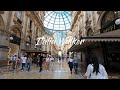 MILANO WALK NOW | 4K Ultra HD | Basilica San Lorenzo Maggiore - Galleria Vittorio Emanuele