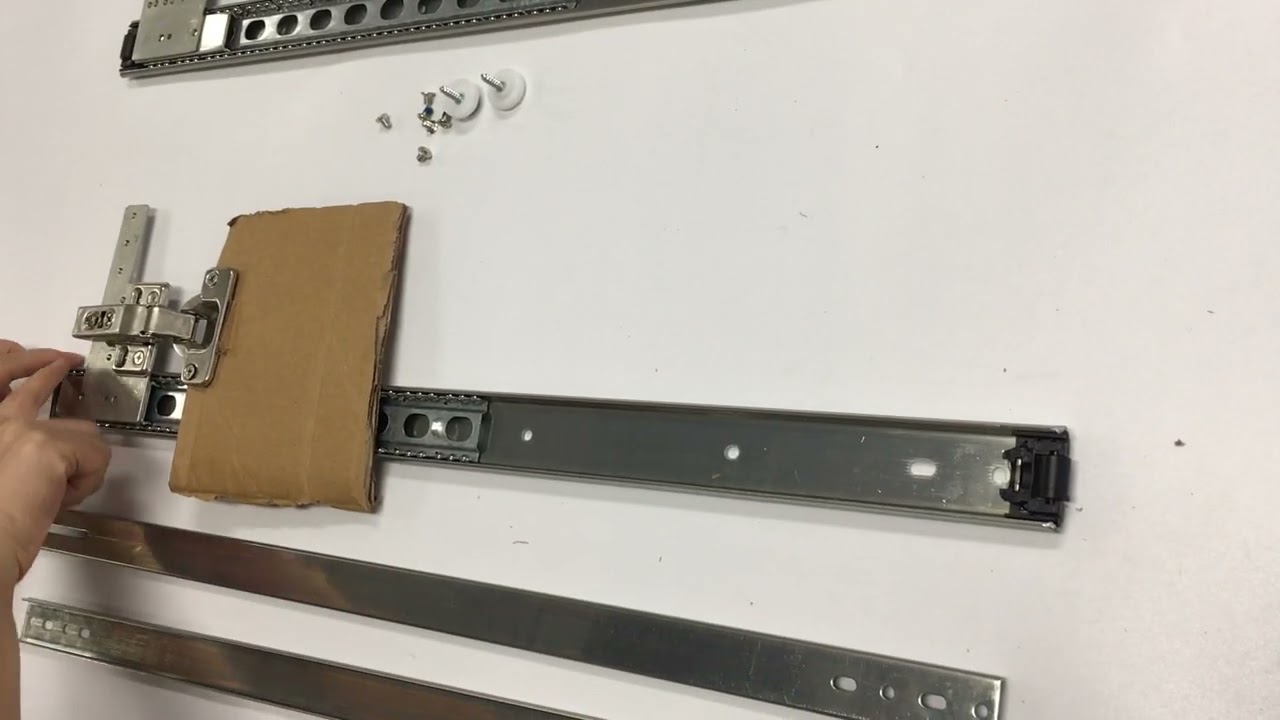 Satin Nickel Pivot Door Slide Hardware Inset Application Self Closing Slide Kit YouTube