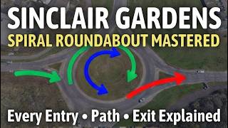 Sinclair Gardens Roundabout – Lane Guide | Dunfermline Driving Lesson