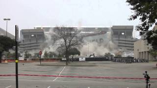 Kyle Field Alumni Side Implosion