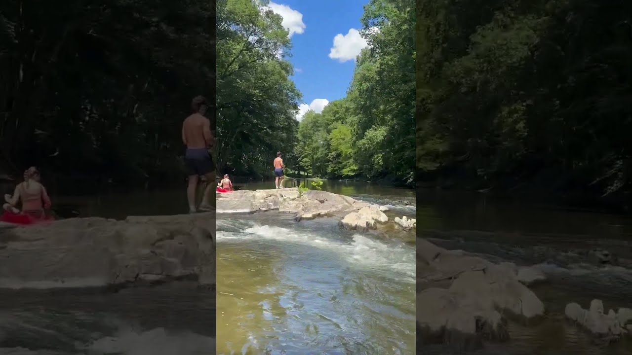Kid Gets Sucked Under By Strong Current