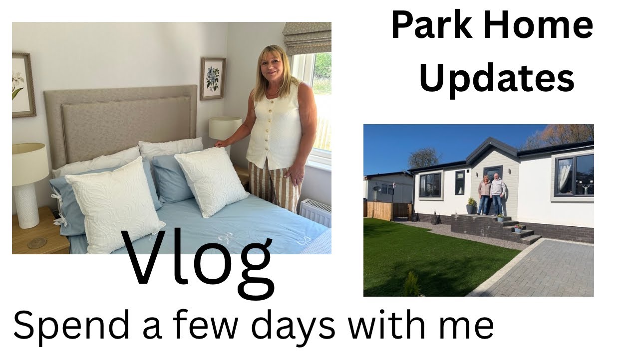 🏠Park Home and Garden updates 🌻Spend  a few days with me .. 4METU review 27” trunk with extras