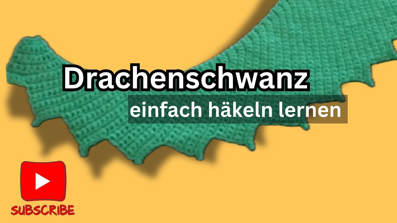 Haekelmuster * DRACHENSCHWANZ *Schal oder Stola