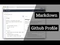 Markdown kursu  markdown ile  github profili oluturalm