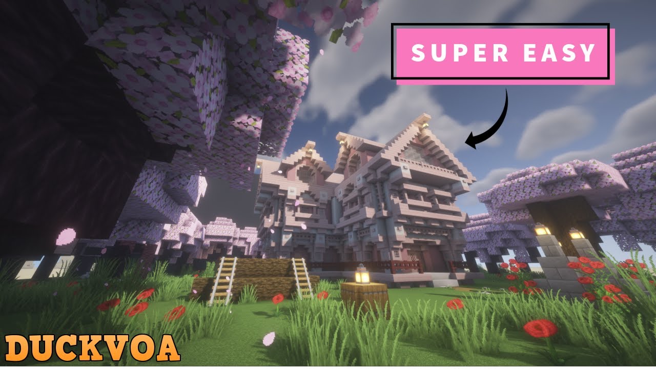 How to build a house in minecraft- SUPER EASY - YouTube