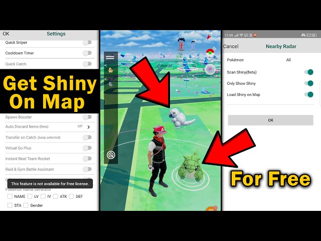 How to use free shiny scanner in pokemon go 😳, free shiny scanner for pokemon  go