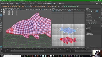 Maya Workflow: UV Unwrapping Fish