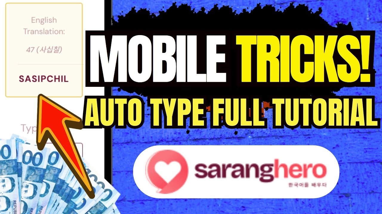 SARANGHERO AUTOTYPE PHONE TRICKS TUTORIAL TYPING JOBS - YouTube