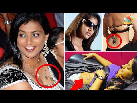 Hot Kollywood Celebrities and Their Sexy Tattoos | Trisha, Kushboo ...