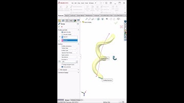 Twisted Sweep in SolidWorks | Advanced Sweep Tutorial #shorts
