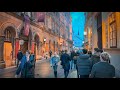 Evening Walk in Vienna, January 2024 | 4K HDR