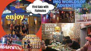 First Gala with the Flatmates?IMG WORLDS OF ADVENTURE plus Seafood Boodle???