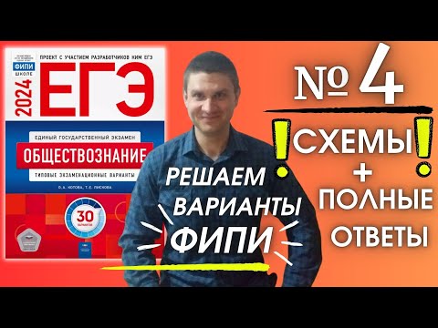 Полный Разбор 4 Варианта Фипи Котова Лискова | Егэ По Обществознанию 2024 | Владимир Трегубенко