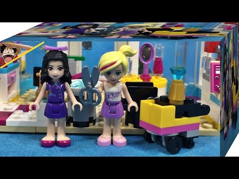 레고 프렌즈 엠마,미용사 나타샤 하트레이크 헤어살롱 41093 미용실 미니피규어 리뷰 LEGO Friends Heartlake Hair Salon