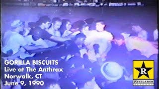 GORILLA BISCUITS - Live at The Anthrax - Norwalk, CT - June 9, 1990