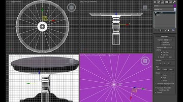 3ds max tutorial Table Creation