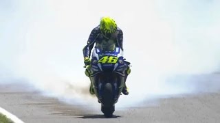 Motor Valentino Rossi rusak parah berasap Motogp Mugello 2016