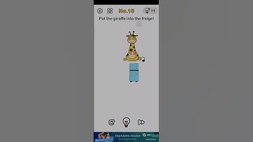 #Brain out #level 18 #put the giraffe into the fridge!
