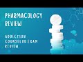 Pharmacology | Addiction Counselor Exam Review
