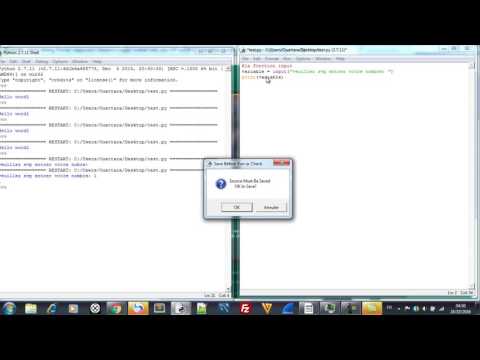 Programmation Python 04 - La Fonction Input