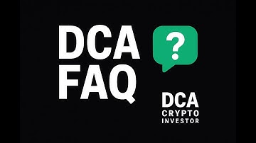 Common Questions About DCA in Crypto | Dollar Cost Averaging Explained (Beginner to Pro)