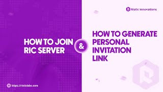 How to join RIC server & how to generate personal invitation link.. screenshot 3