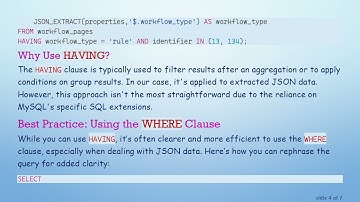 Unlock the Power of HAVING Clause with JSON in MySQL