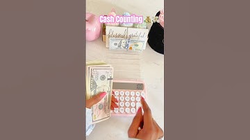 Cash Counting For Weekly Cash Stuffing 🤑💸| #shorts #asmr #cashstuffing #money #save #cash #debt