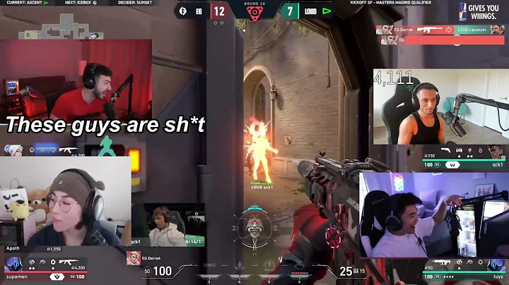 Streamers React to Evil Geniuses Taking Map 1 From LOUD